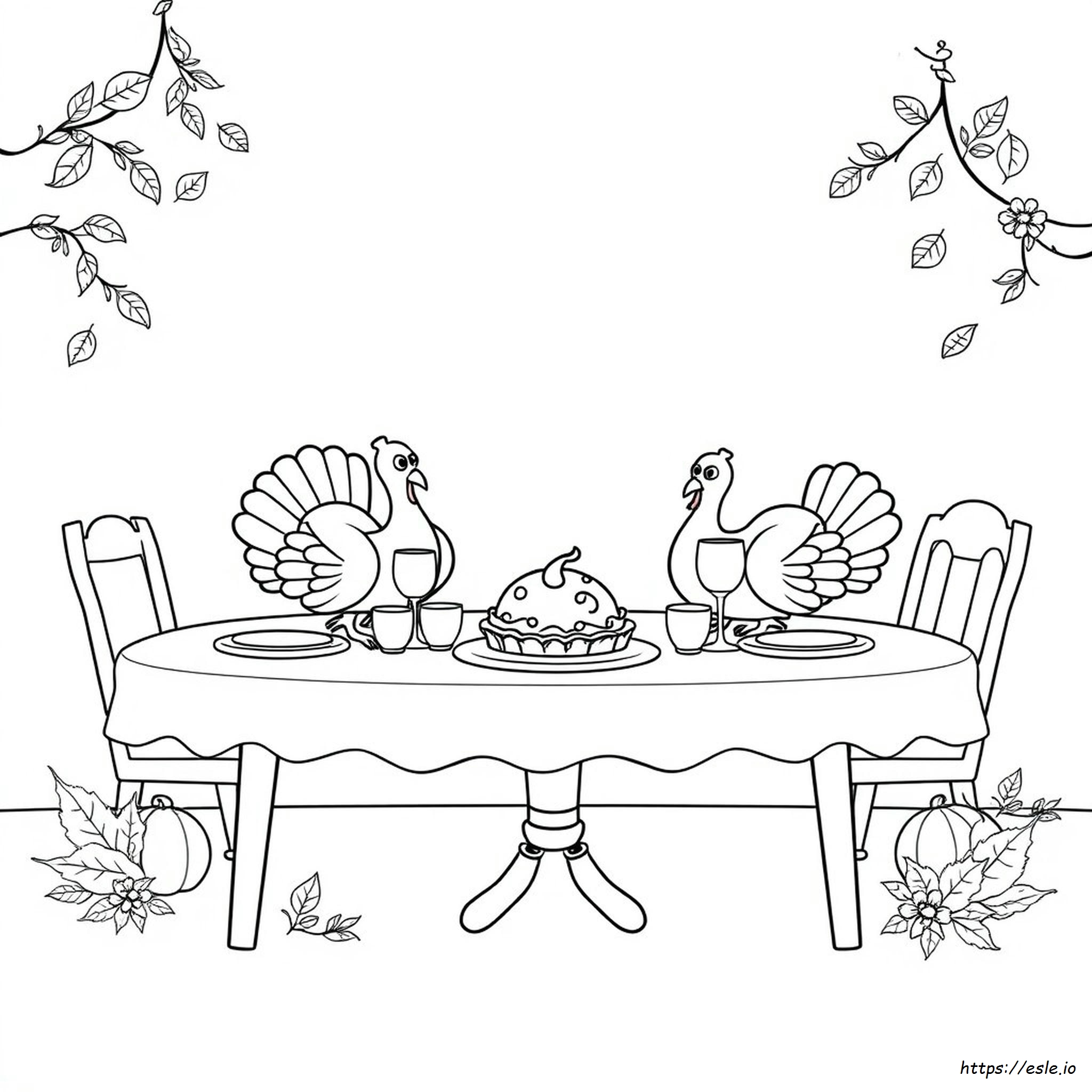 Coloriages De Thanksgiving 2023 À Imprimer