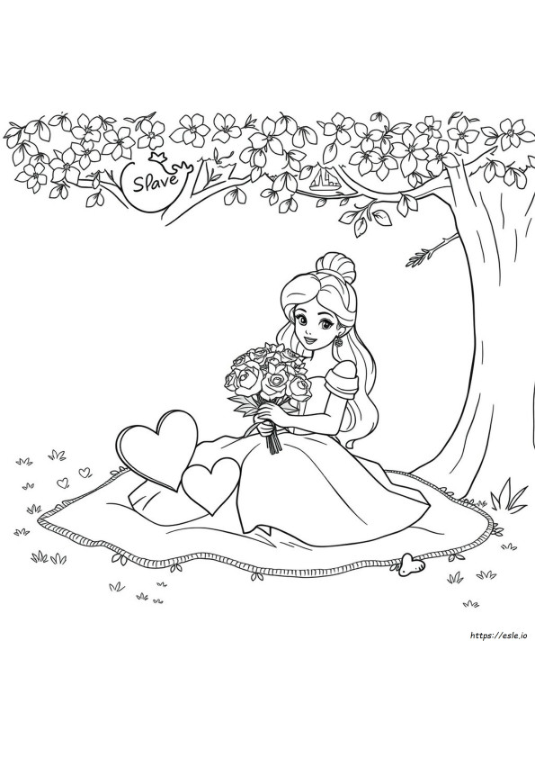 Disney Prinzessin Valentinstag Ausmalbilder