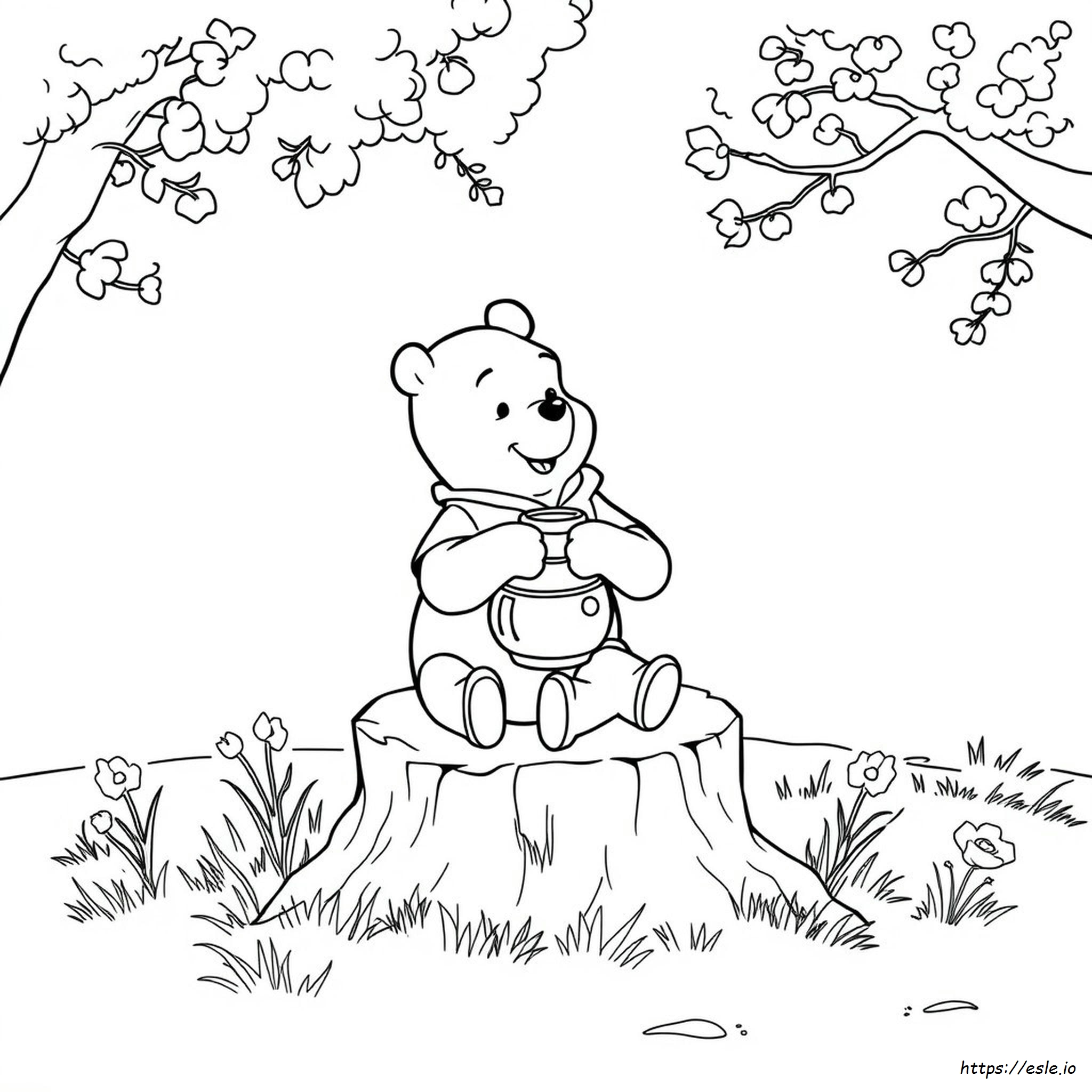 Kleurbare Kleurplaten Winnie kleurplaat
