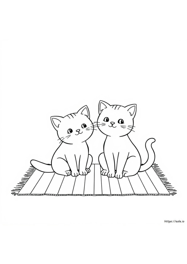 Pagina Da Colorare Gatto Bananya