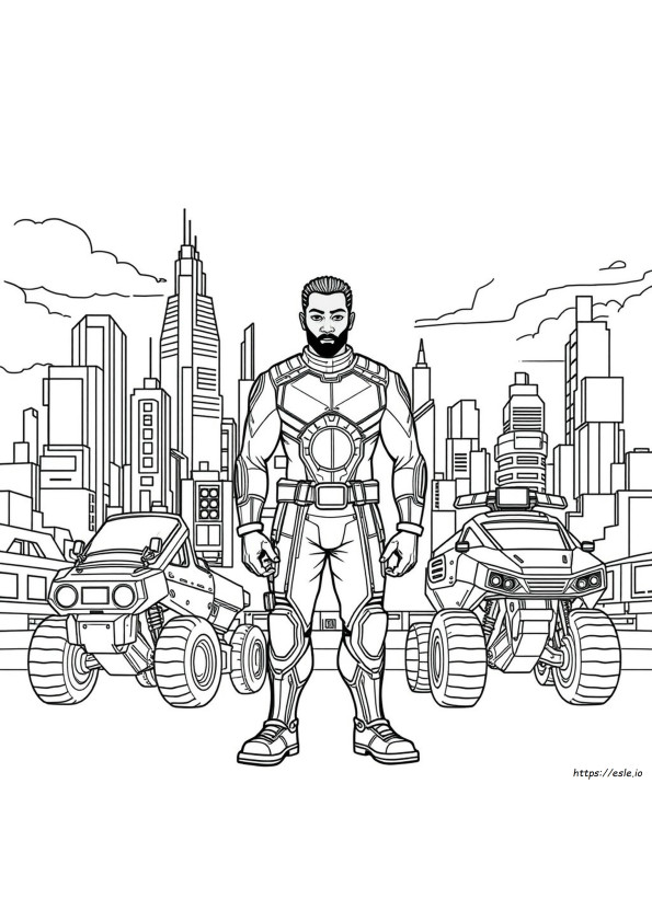 Killmonger Gambar Mewarnai