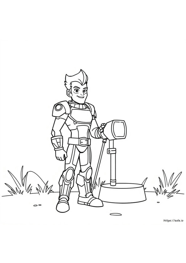 Ben Tennyson Coloring Page