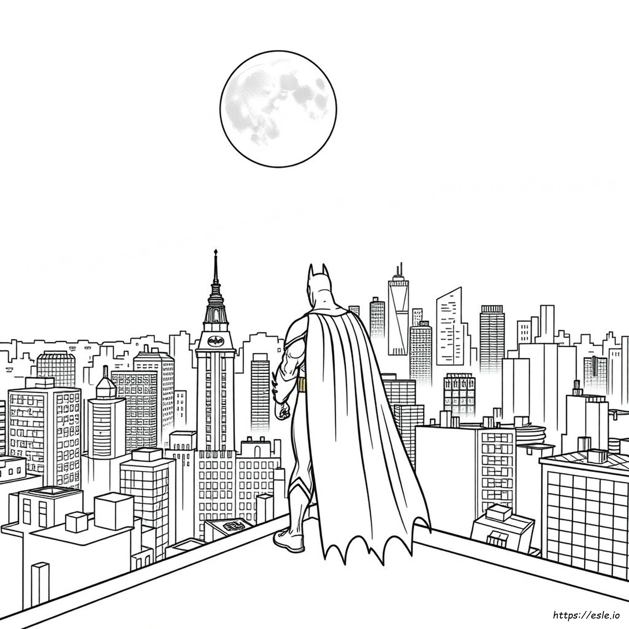 Batman Coloring Book Pages