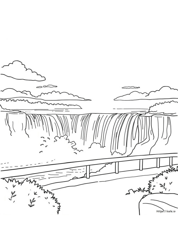 Coloriages Chutes Du Niagara