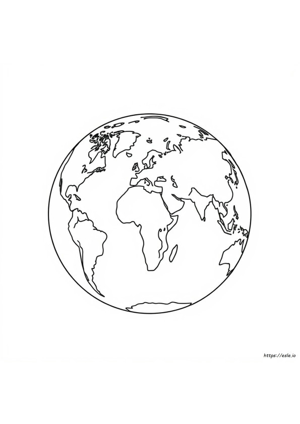Maailmanosat Värityskuvat