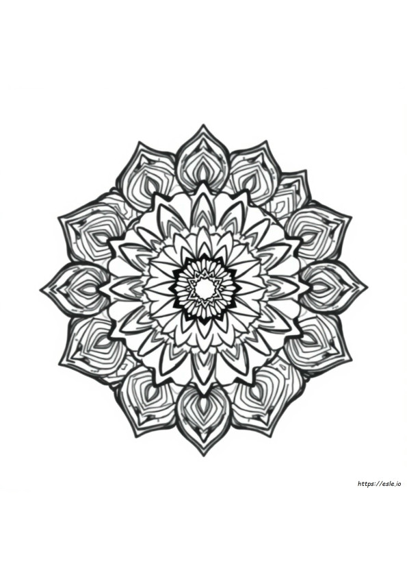 Mandala Printable Coloring Pages For Adults