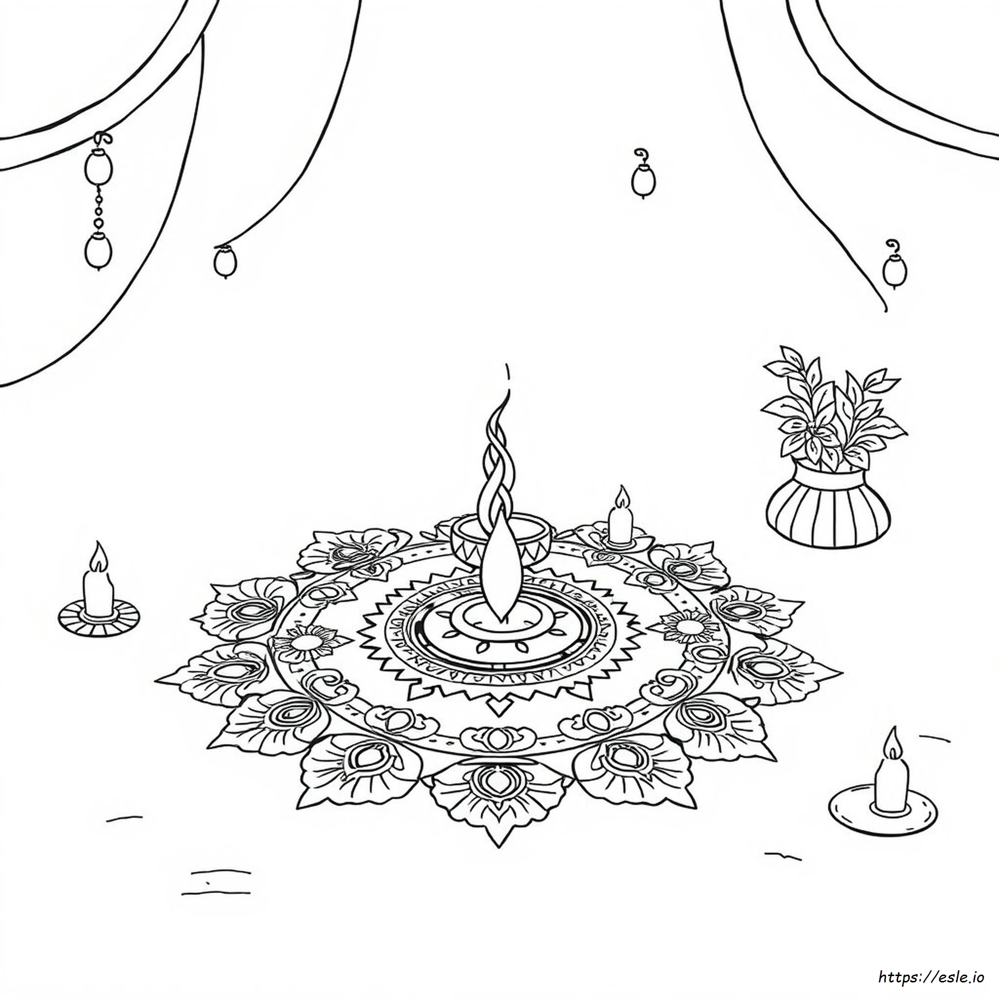 Coloriage Rangoli