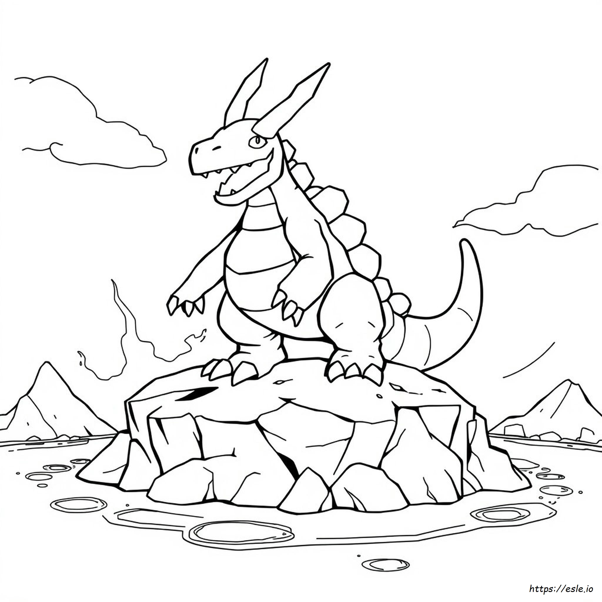 Guzzlord Pokémon Para Colorear