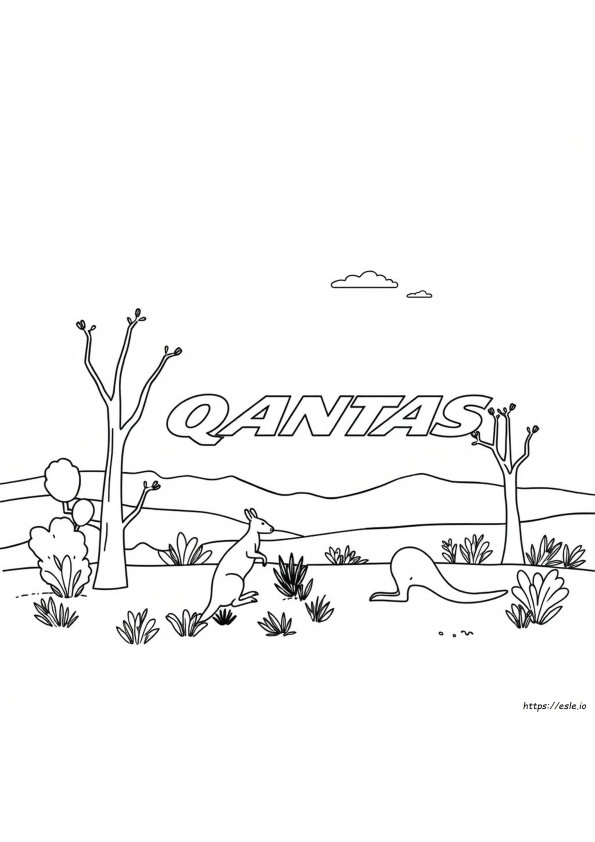 Coloriages Qantas