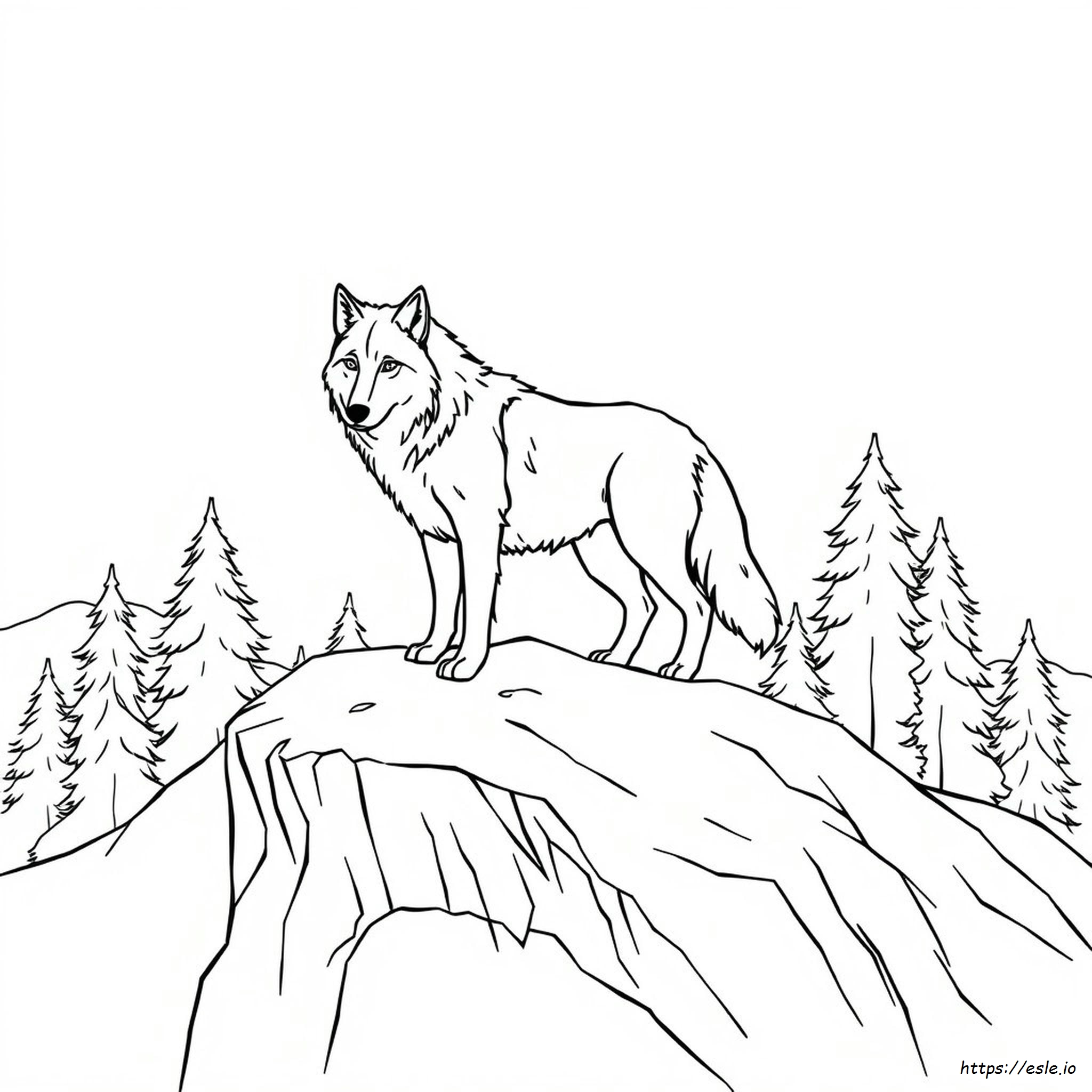 Coloriage Loup À Imprimer