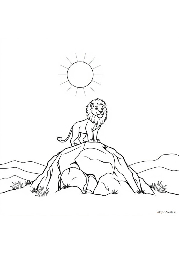 Lion Coloring Pages For Kids
