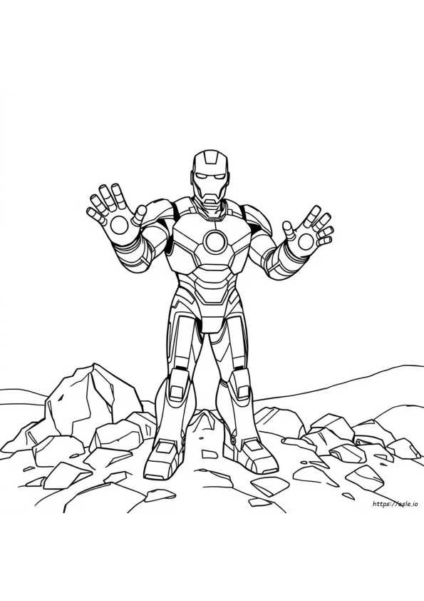 Iron Man Mark 1 Coloring Pages