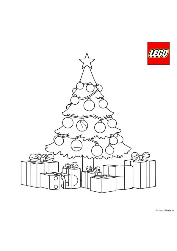 Ücretsiz Yazdırılabilir Lego Noel Boyama Sayfaları