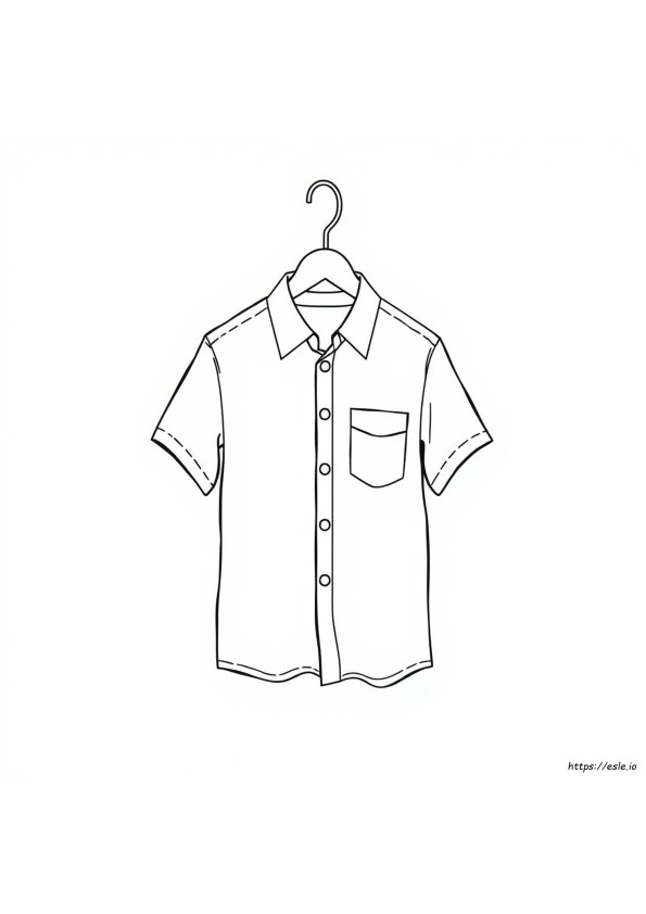 Shirt Coloring Sheet