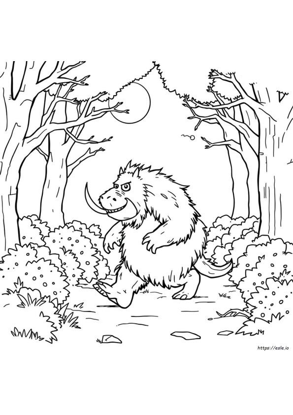 Gruffalo Színező
