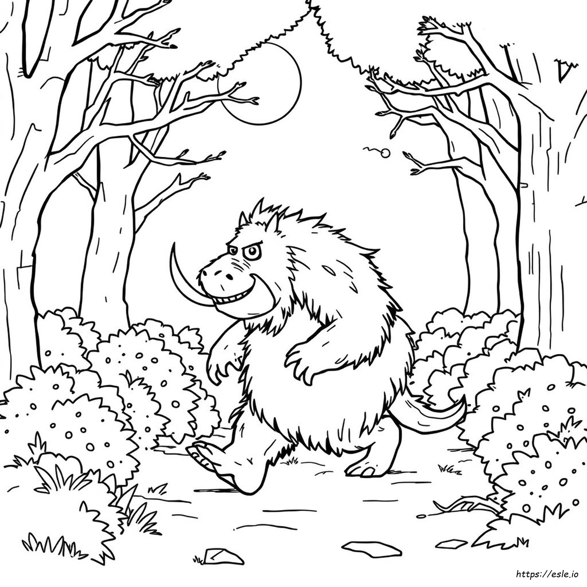 The Gruffalo Colouring In
