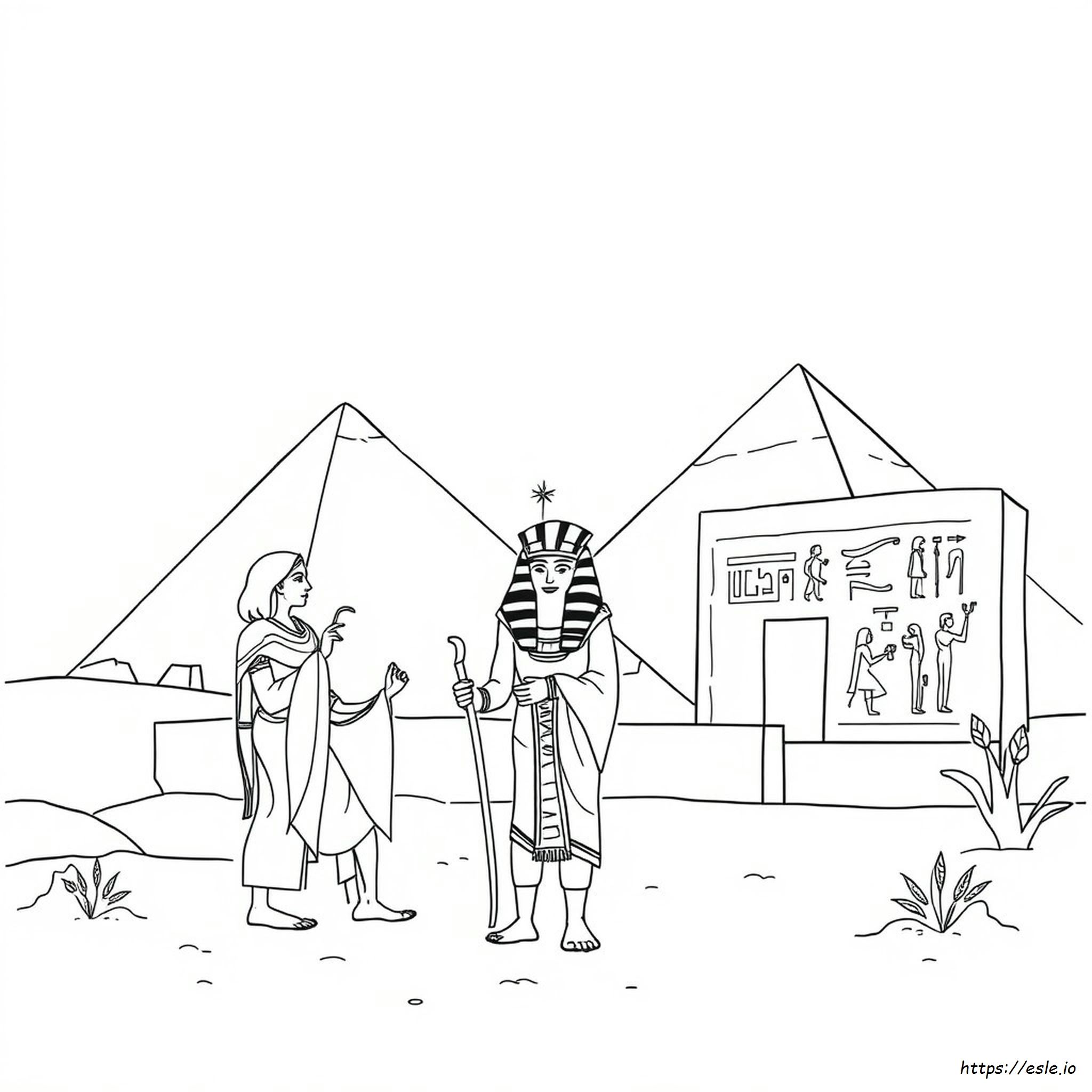 Ancient Egyptian Colouring Pages
