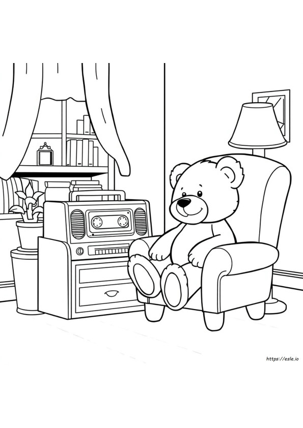 Teddy Ruxpin Da Colorare