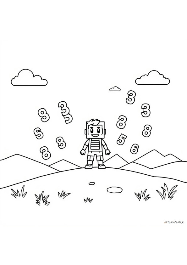 Pixel Number Coloring Book