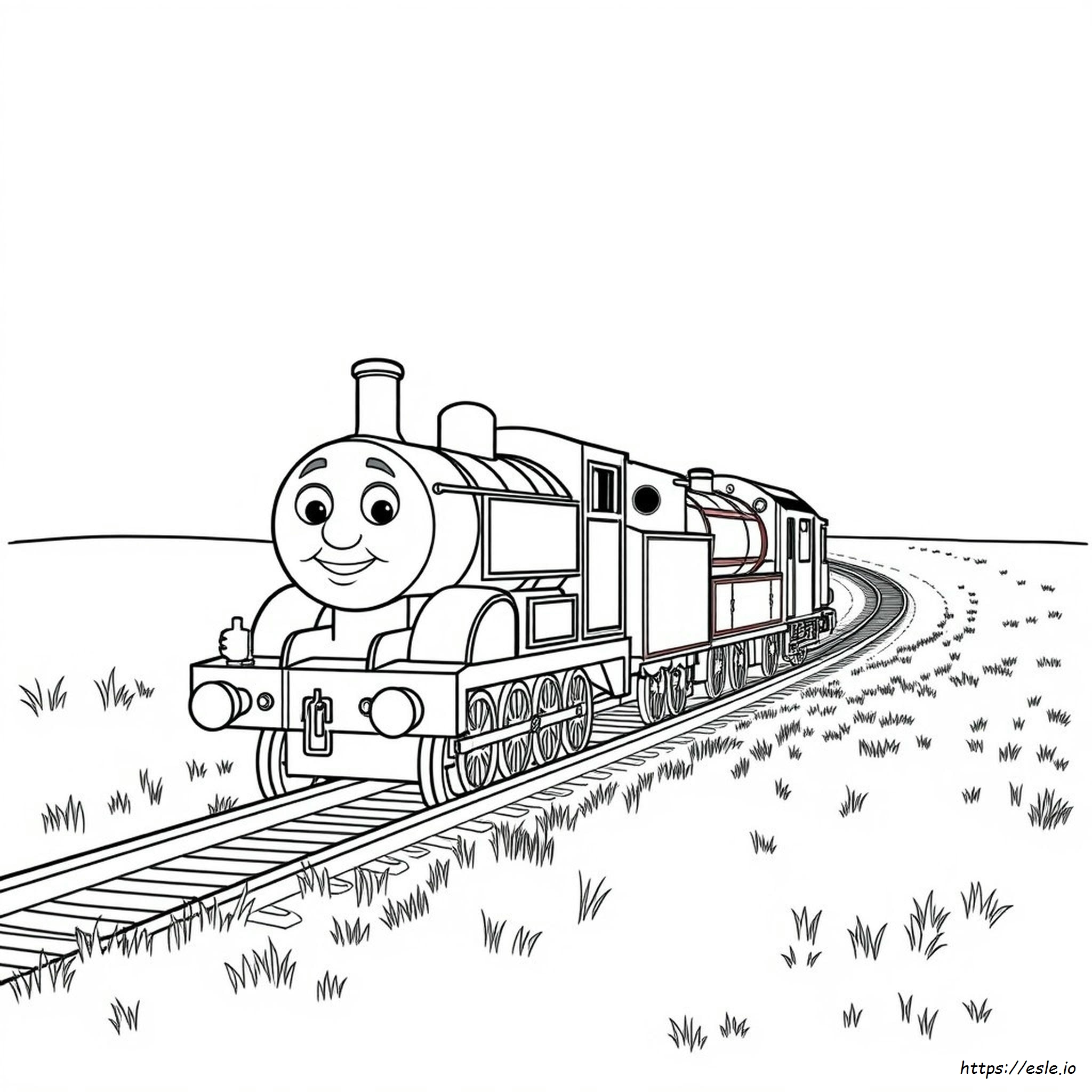 Thomas El Tren Para Colorear