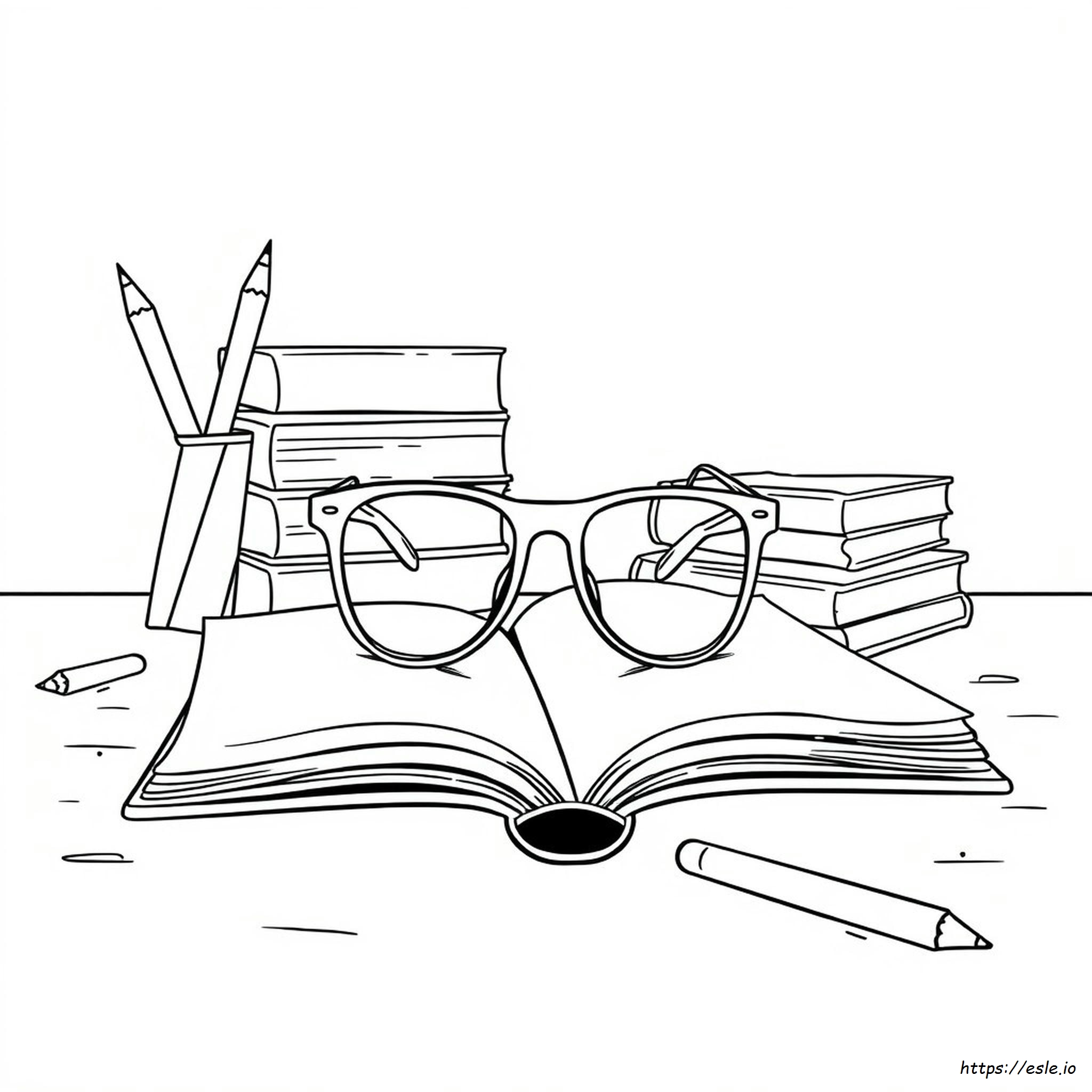 Eyeglass Coloring Pages