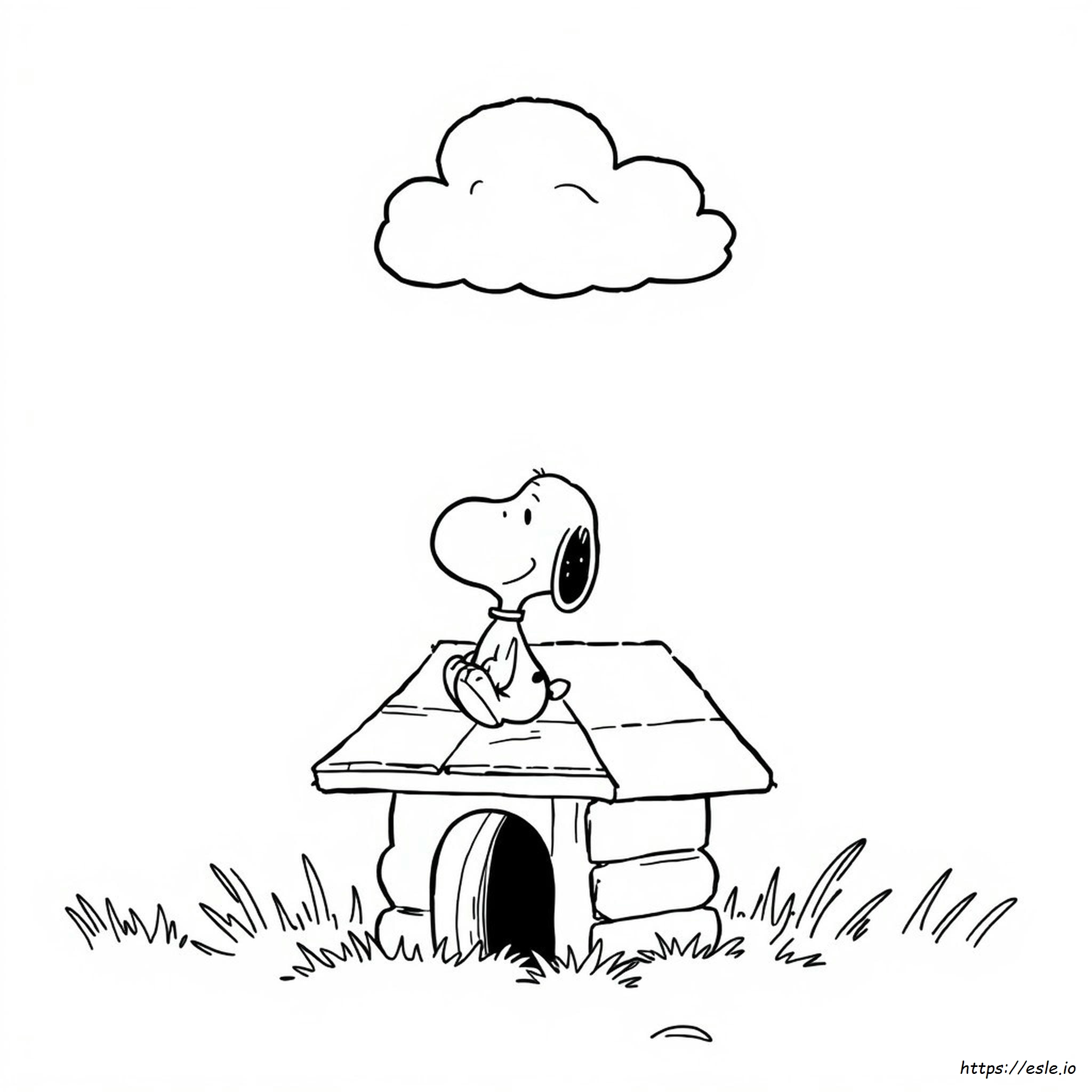 Snoopy Coloring Pages Free