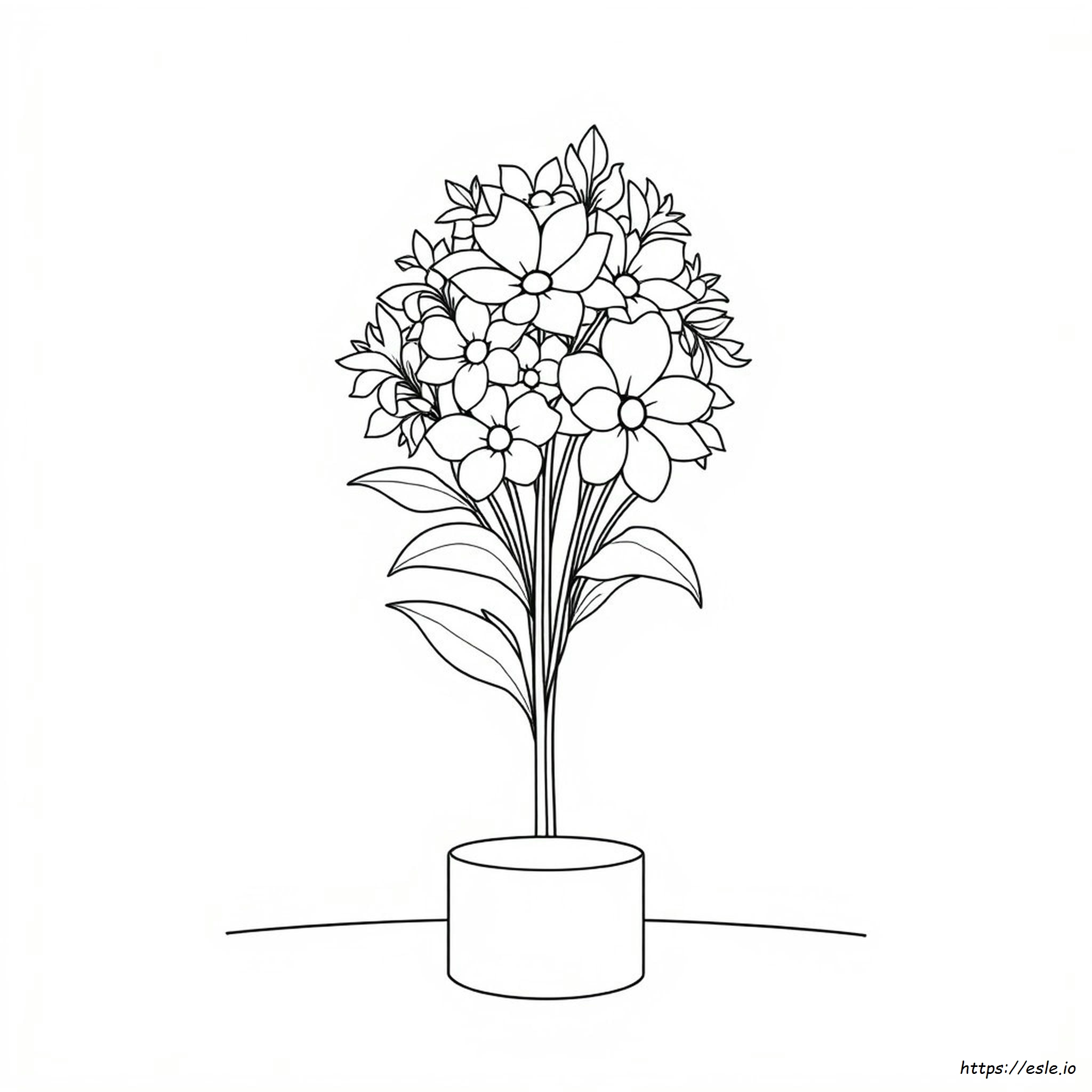 Colouring In Pages Flowers