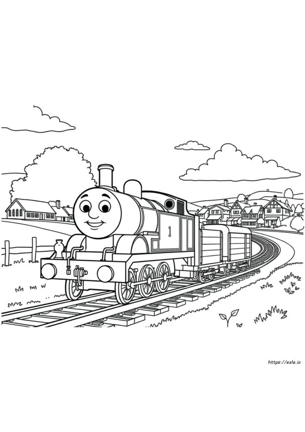 Thomas The Tank Printable Coloring Pages