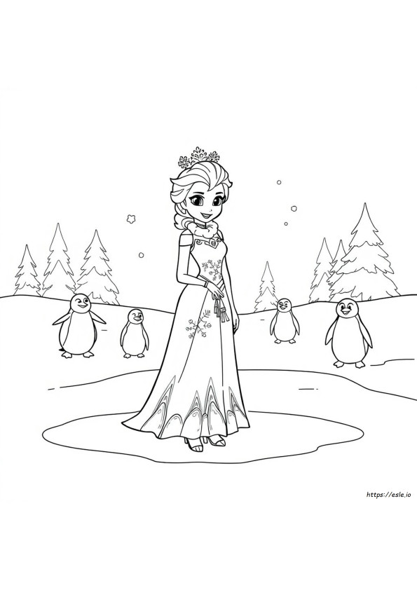 Kostenlose Frozen Ausmalbilder