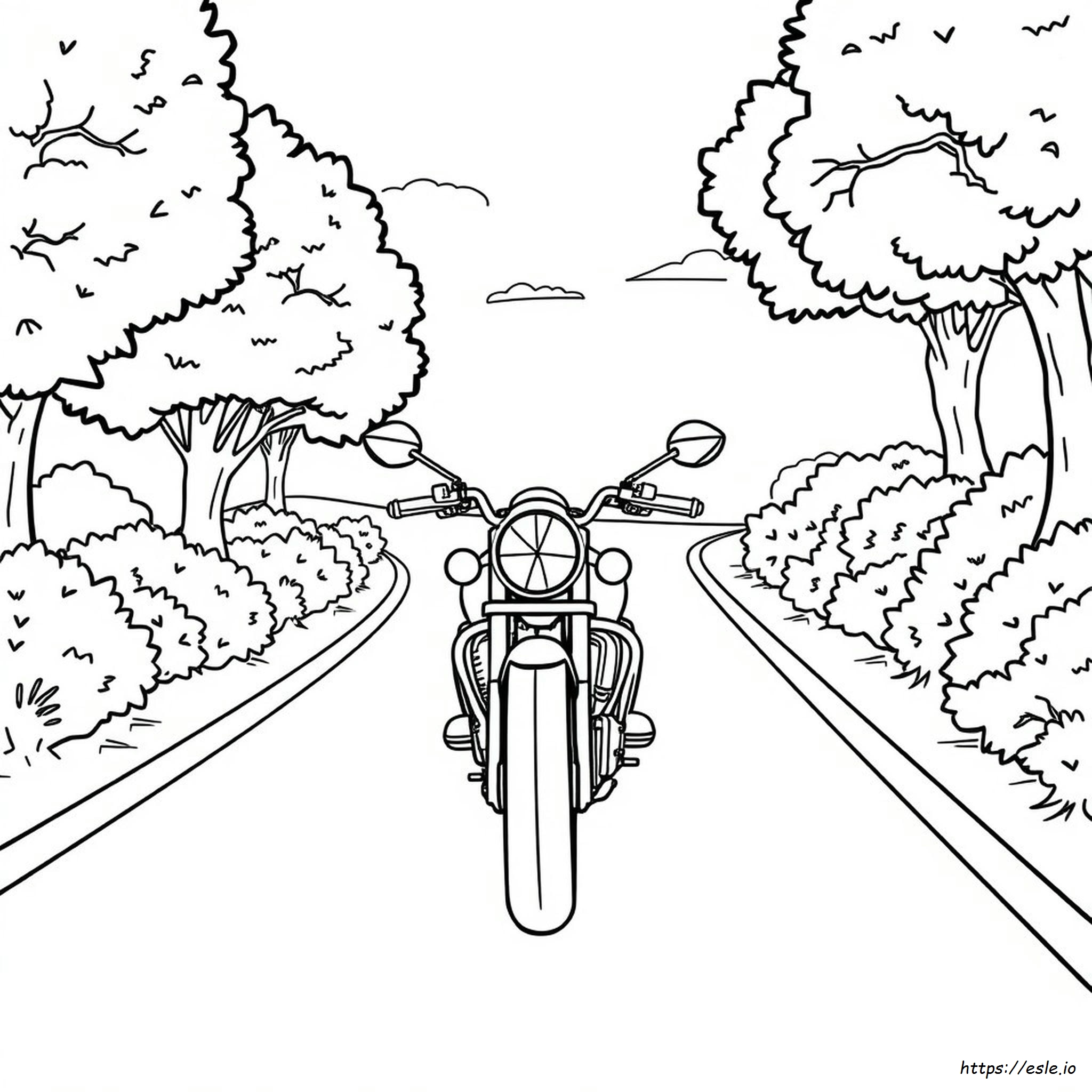 Coloriages Moto