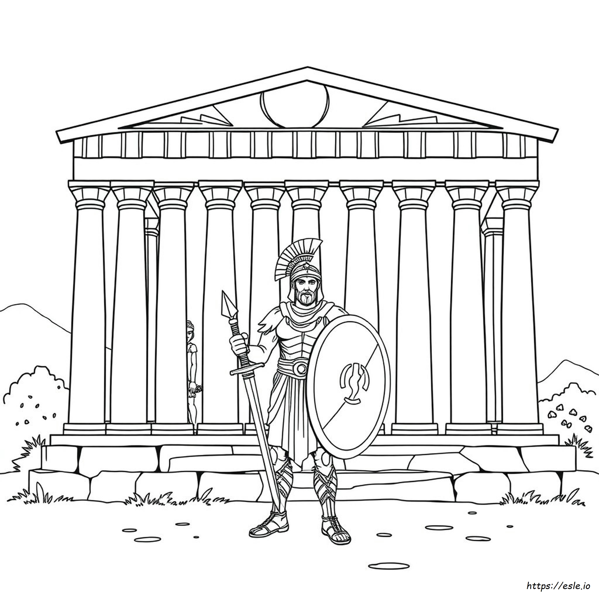 Printable Ancient Greece Coloring Pages