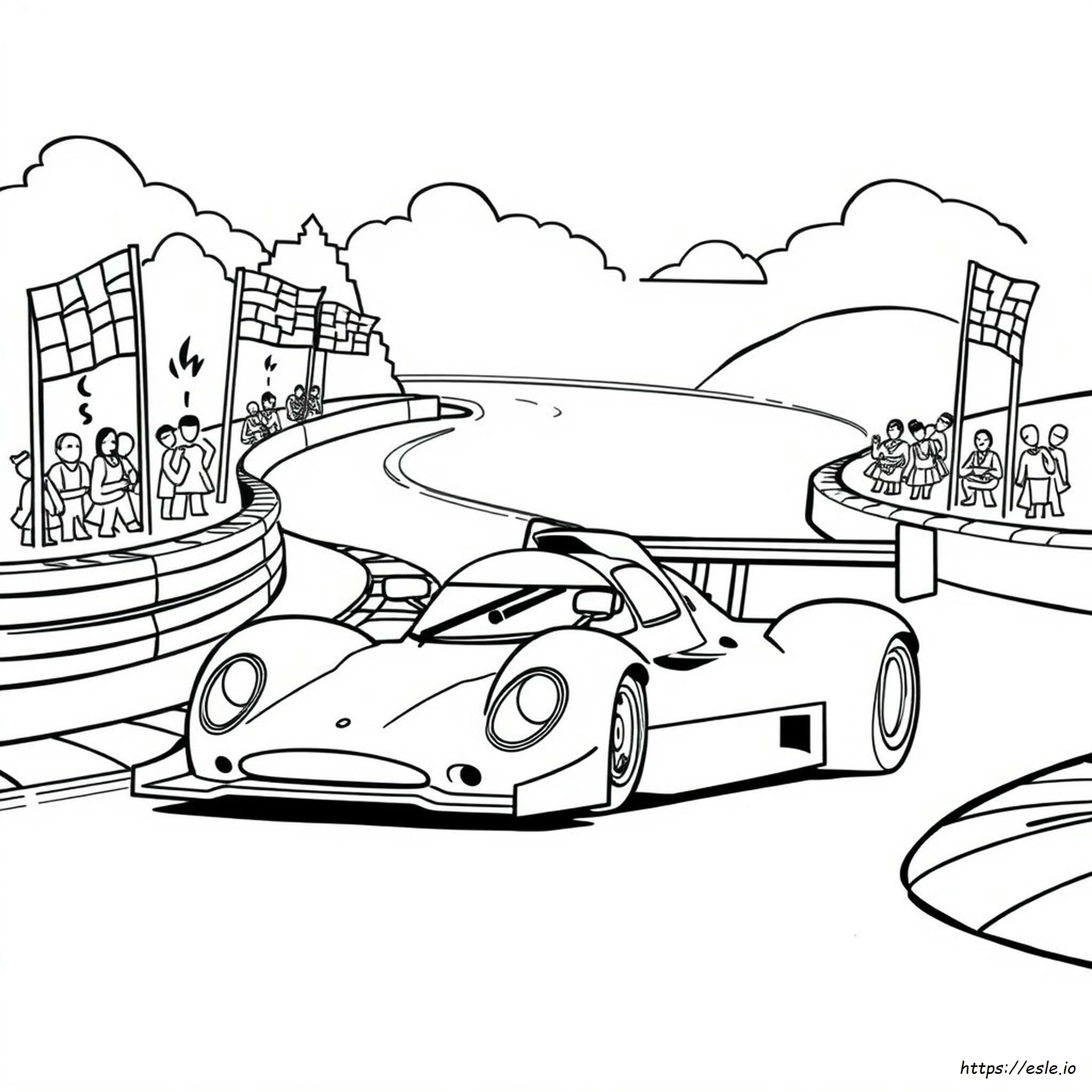 Race Car Coloring Pages To Print