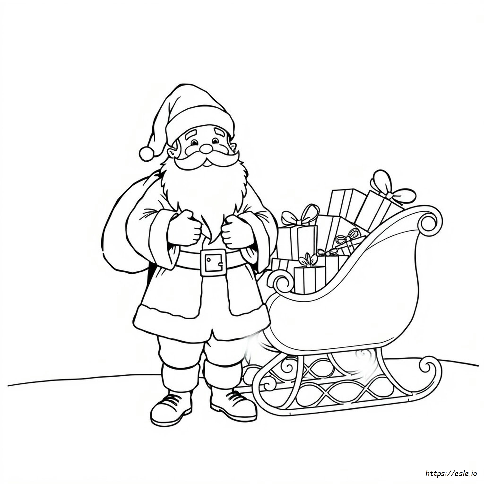 Printable St Nicholas Coloring Page