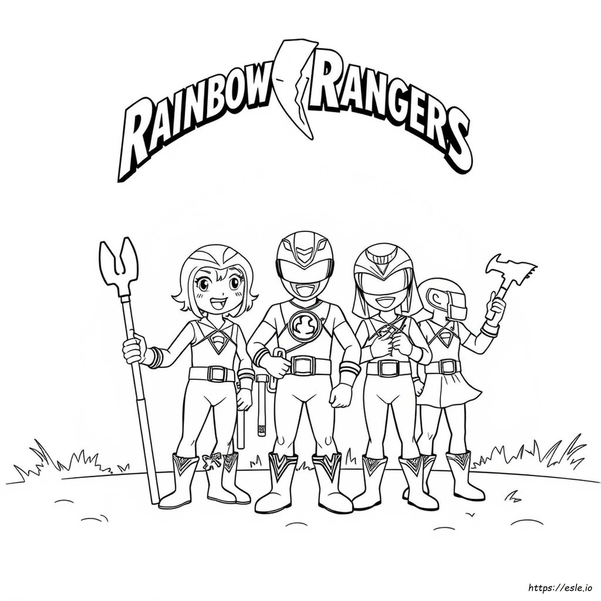 Bonnie Blueberry Nick Jr Kids Rainbow Rangers Coloring Pages
