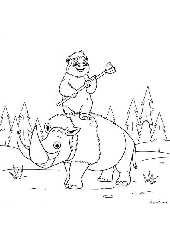 A Era Do Gelo 2 Desenhos Para Colorir