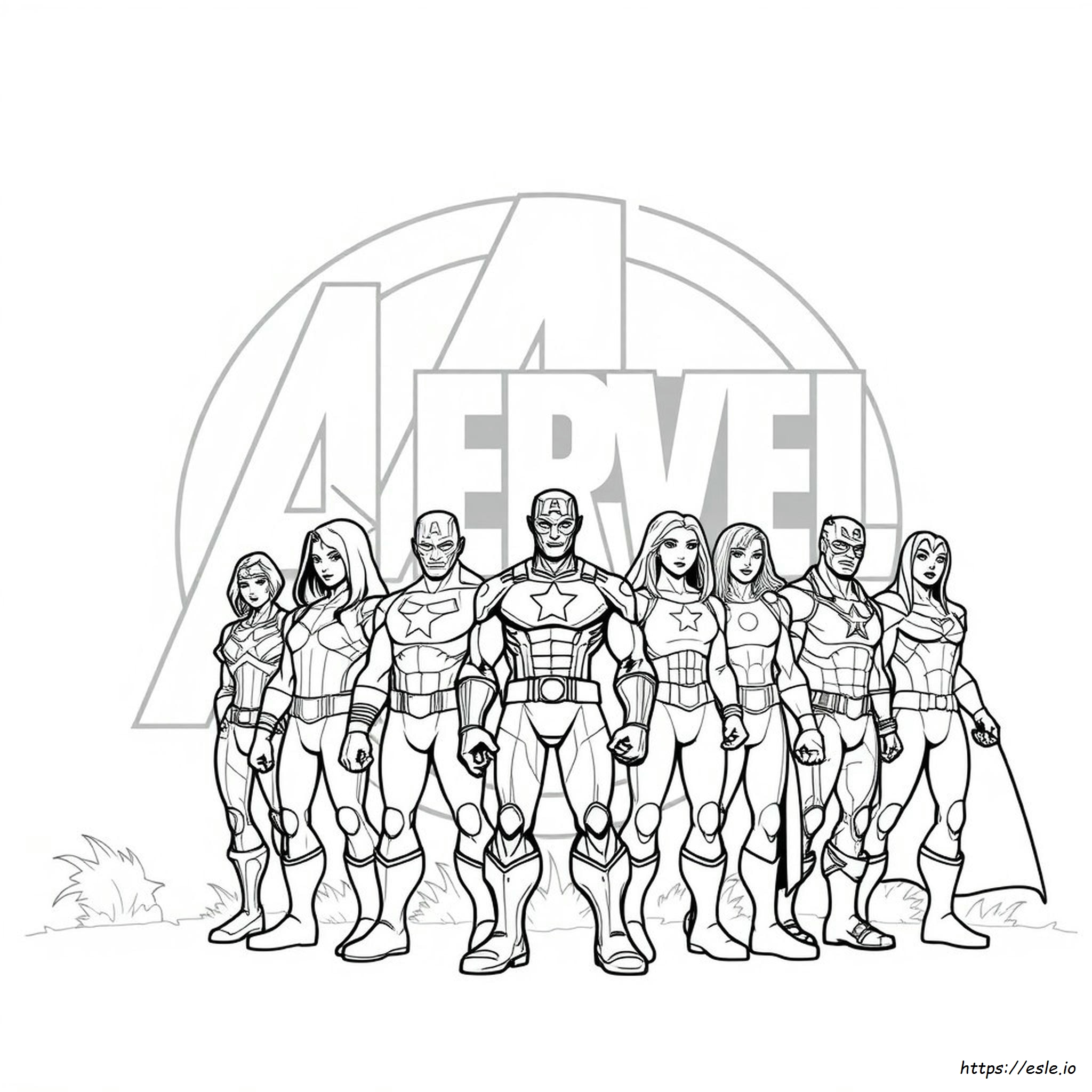 Avengers Coloring Pages Free Printable