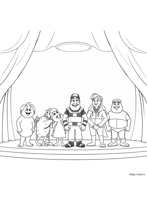 Pixar Karakters Kleurplaten