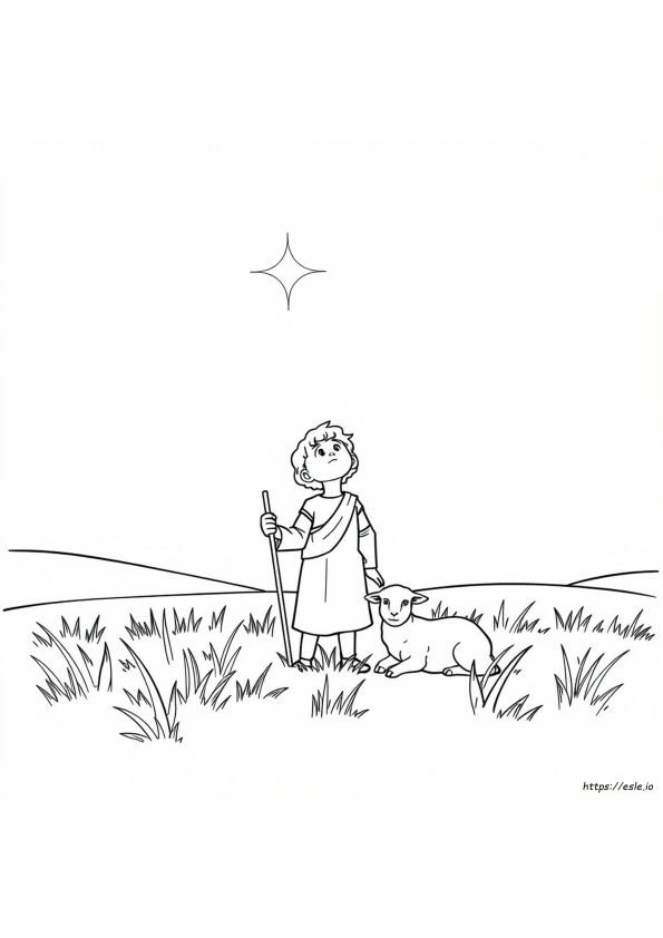 Coloring Page Samuel Hears God