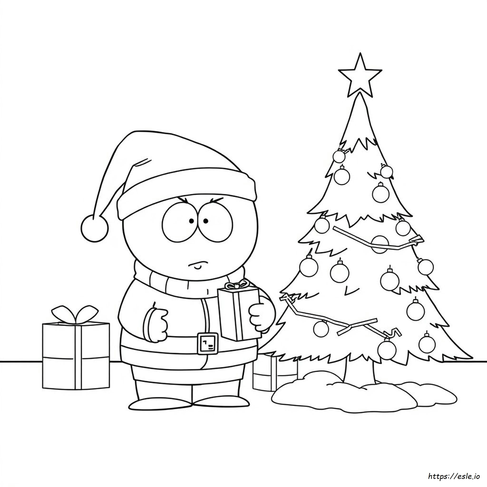 South Park Christmas Coloring Pages