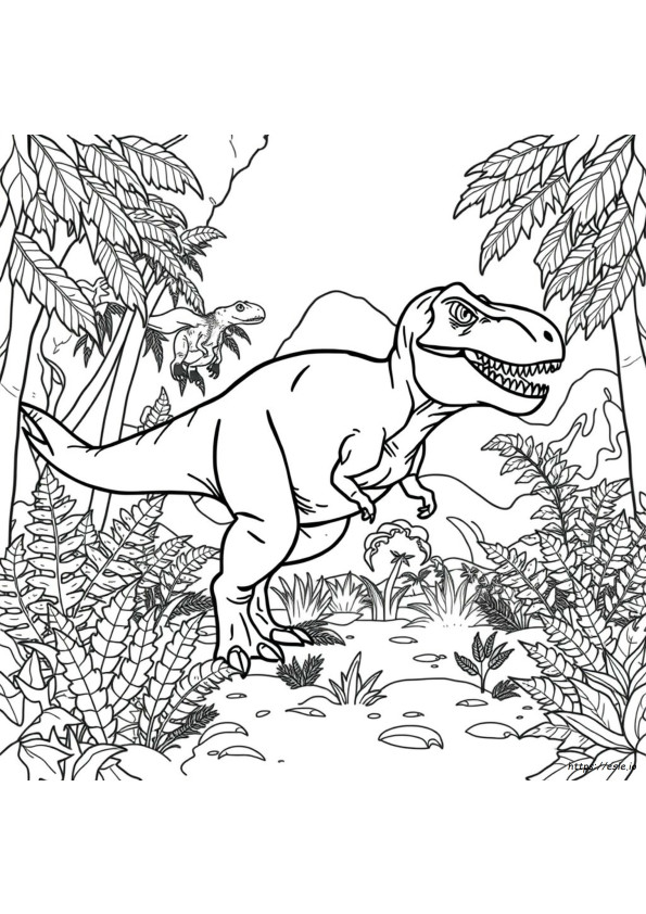 Jurassic World T Rex Värityskuvat