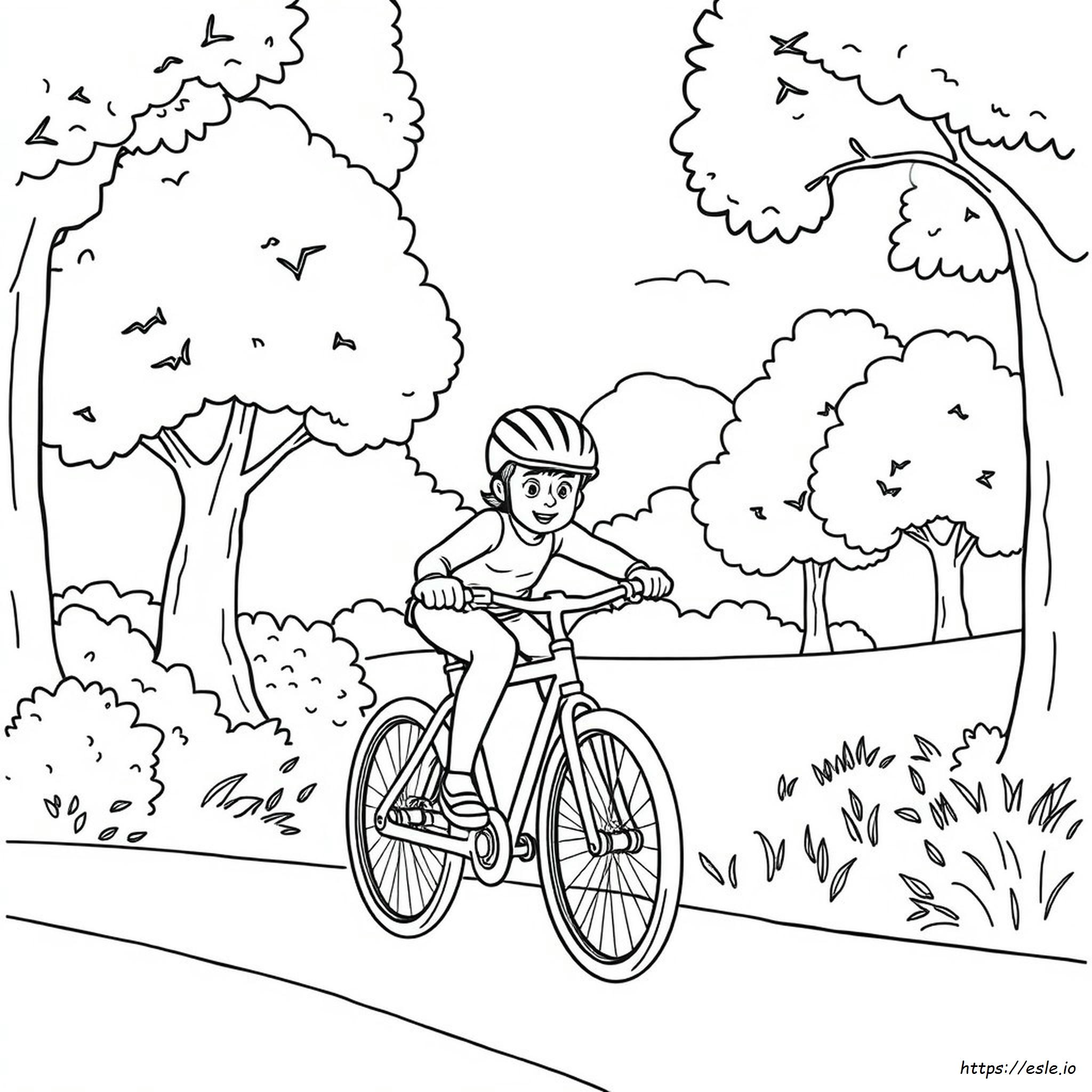 Bike Safety Coloring Pages