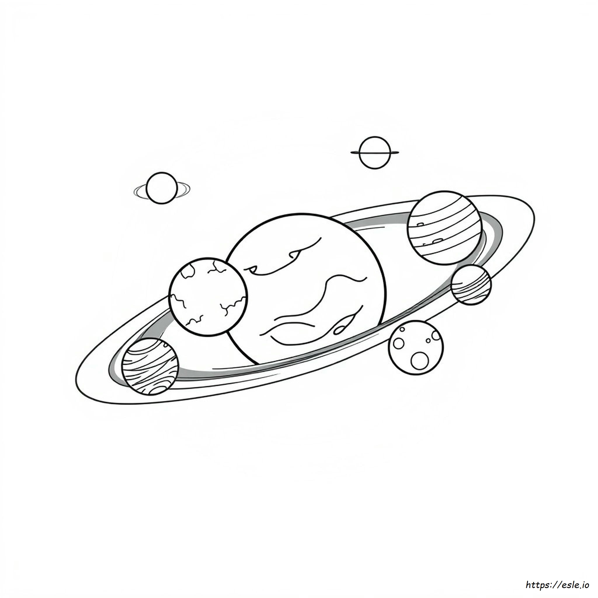 Print Solar System Coloring Pages