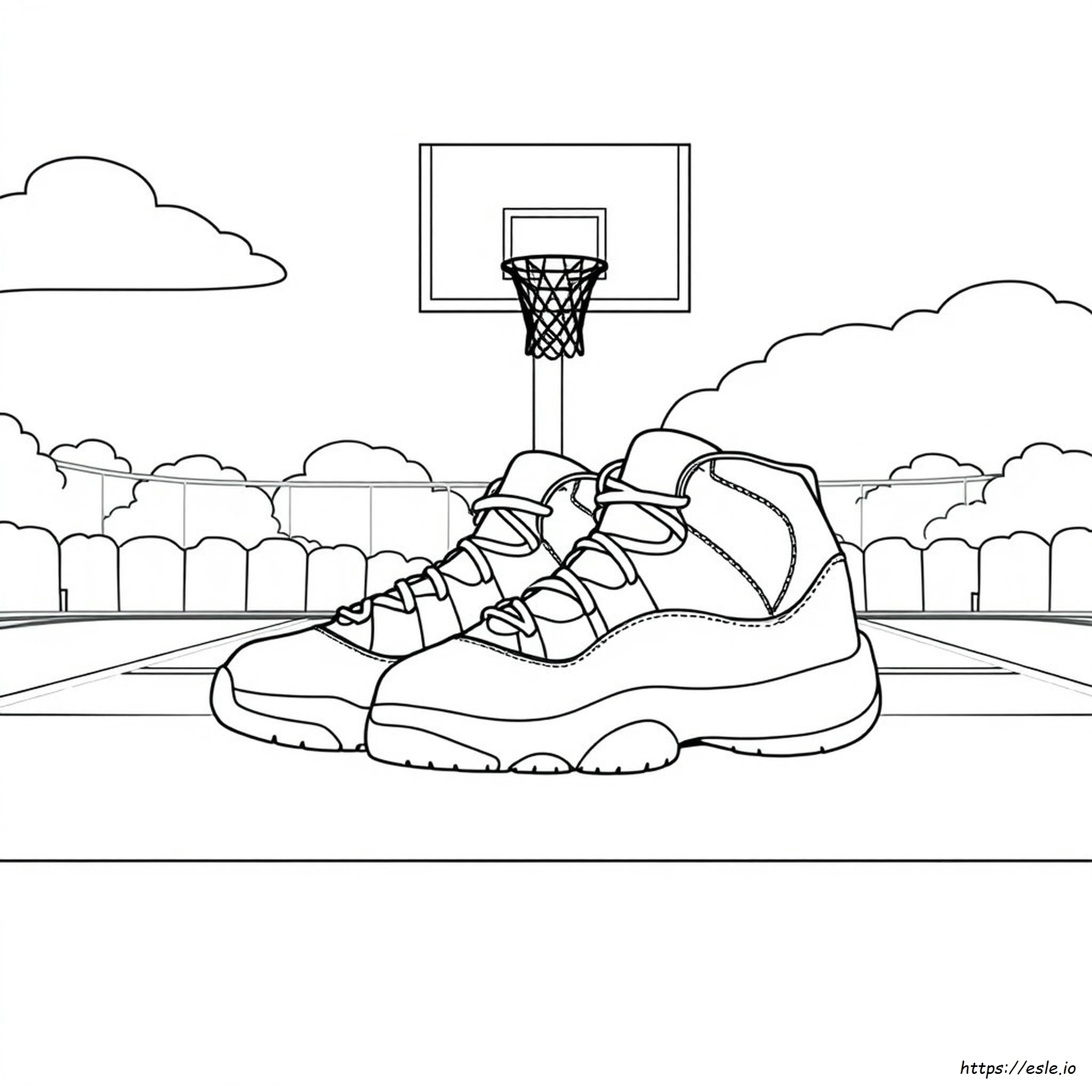 Jordan 11 Coloring Sheet