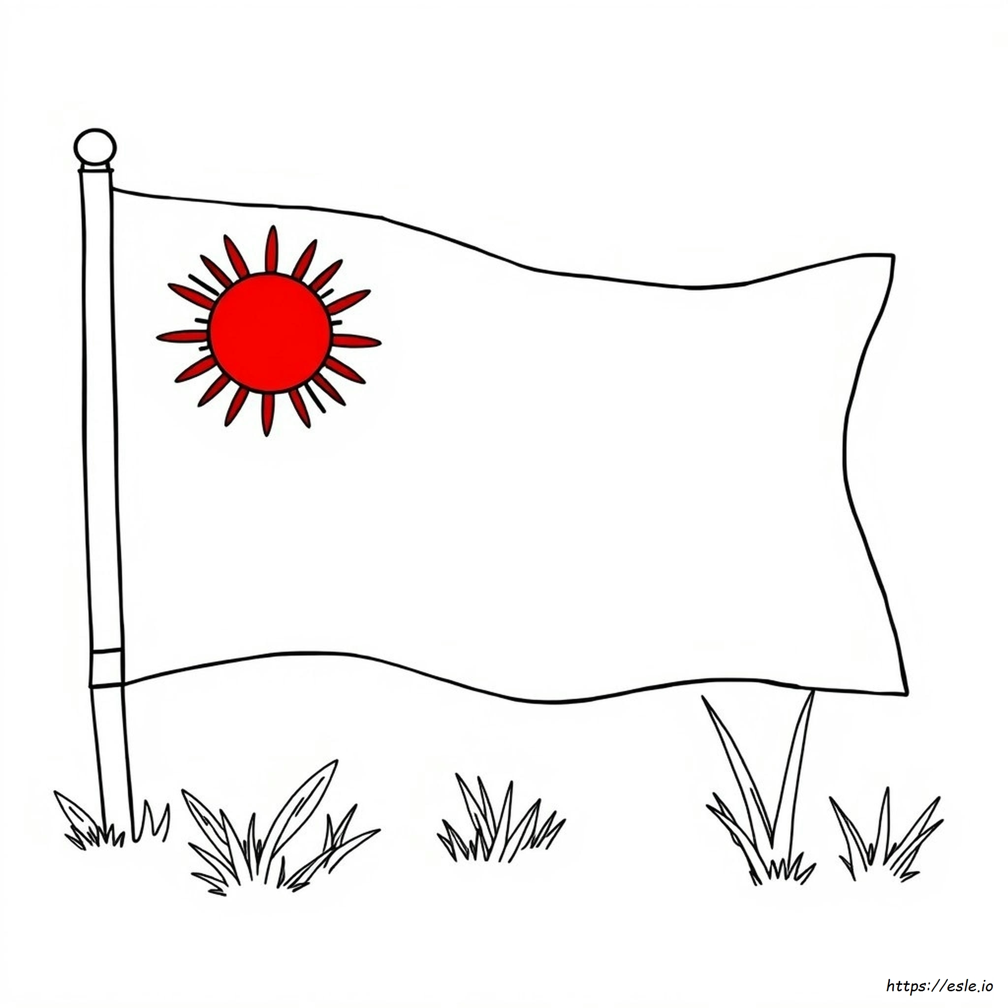Bandiera Del Malawi Da Colorare