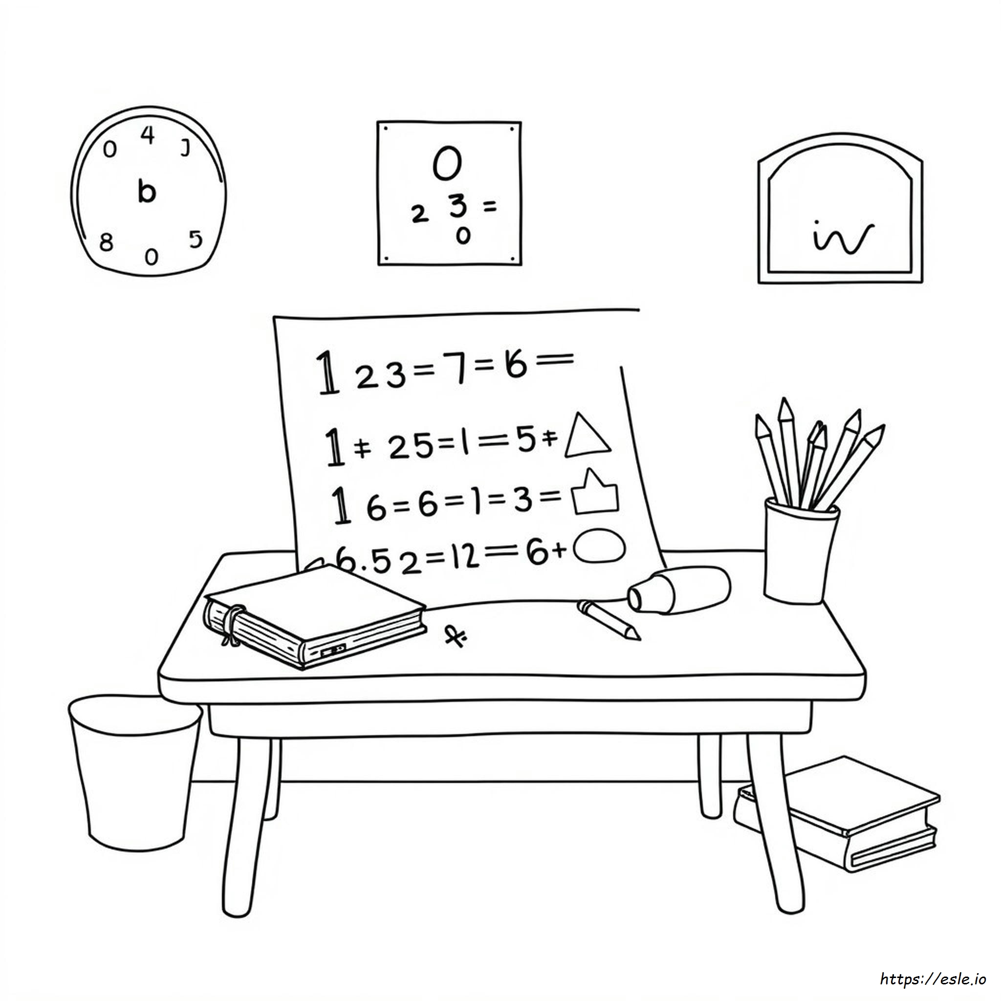 Schede Di Matematica Da Colorare Per L'asilo