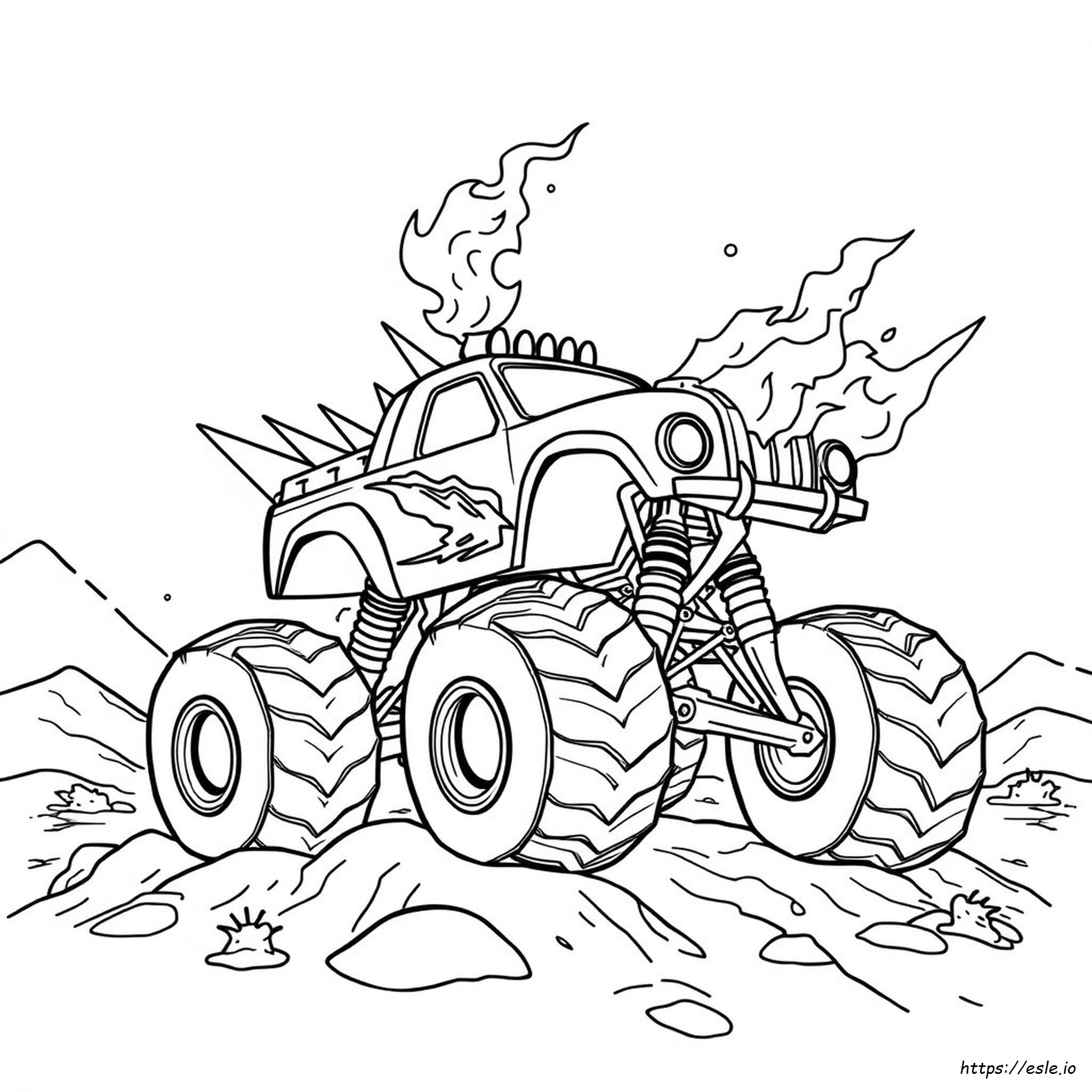 Monster Truck Colouring