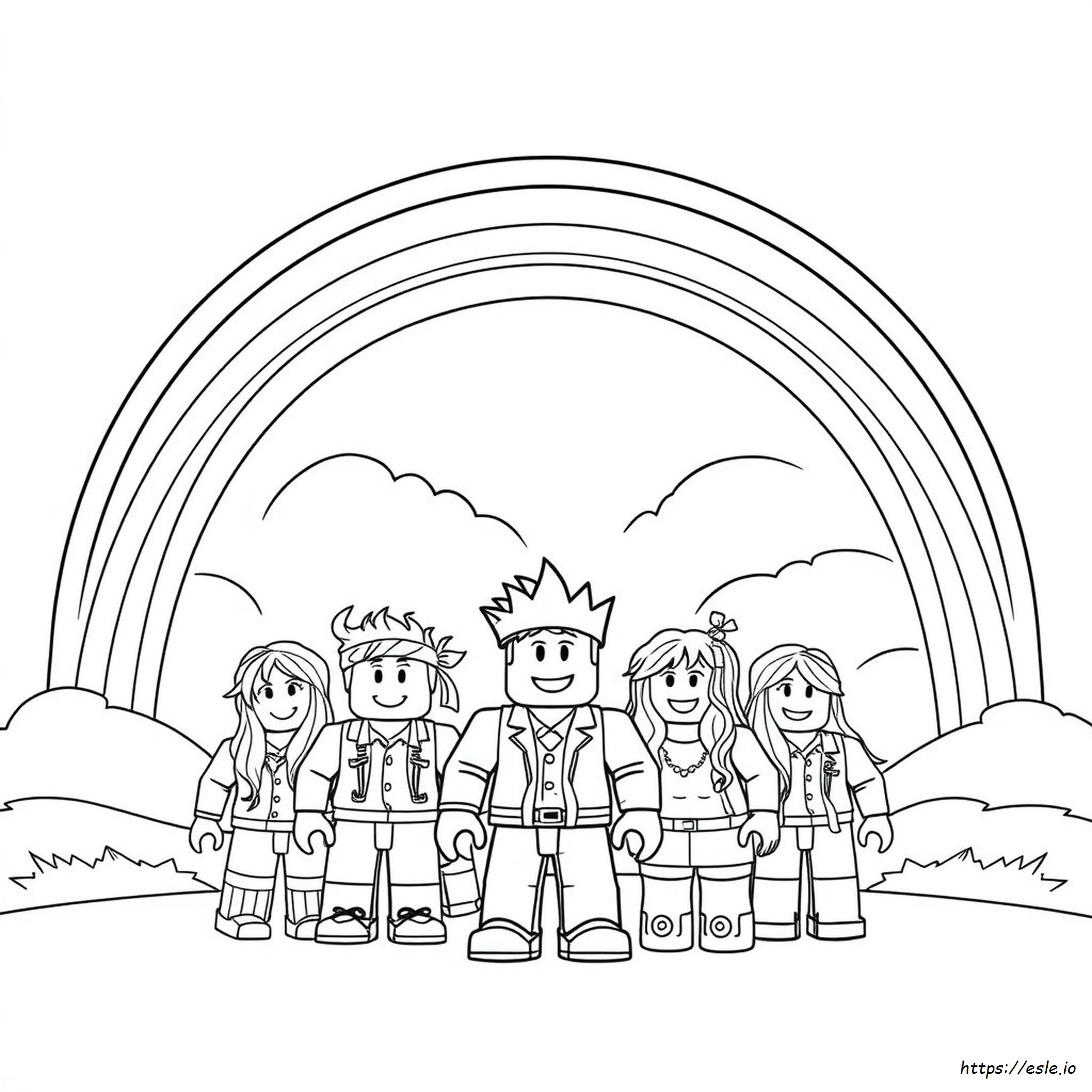 Roblox Rainbow Friends Colouring Pages