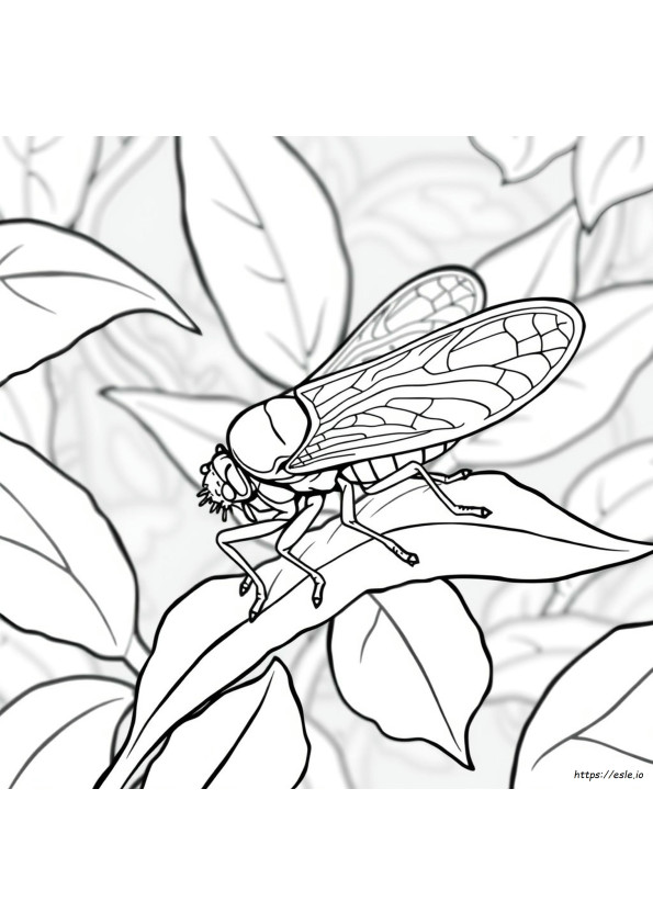 Colori Delle Cicale Da Colorare