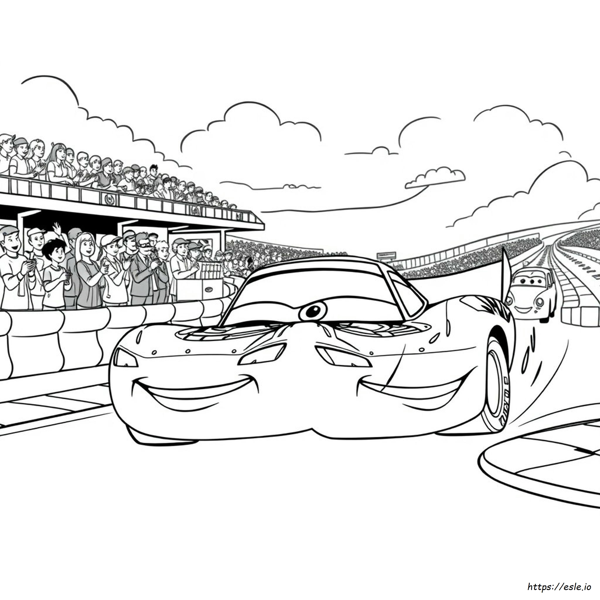 Fabelhaftes Lightning Mcqueen Ausmalbild