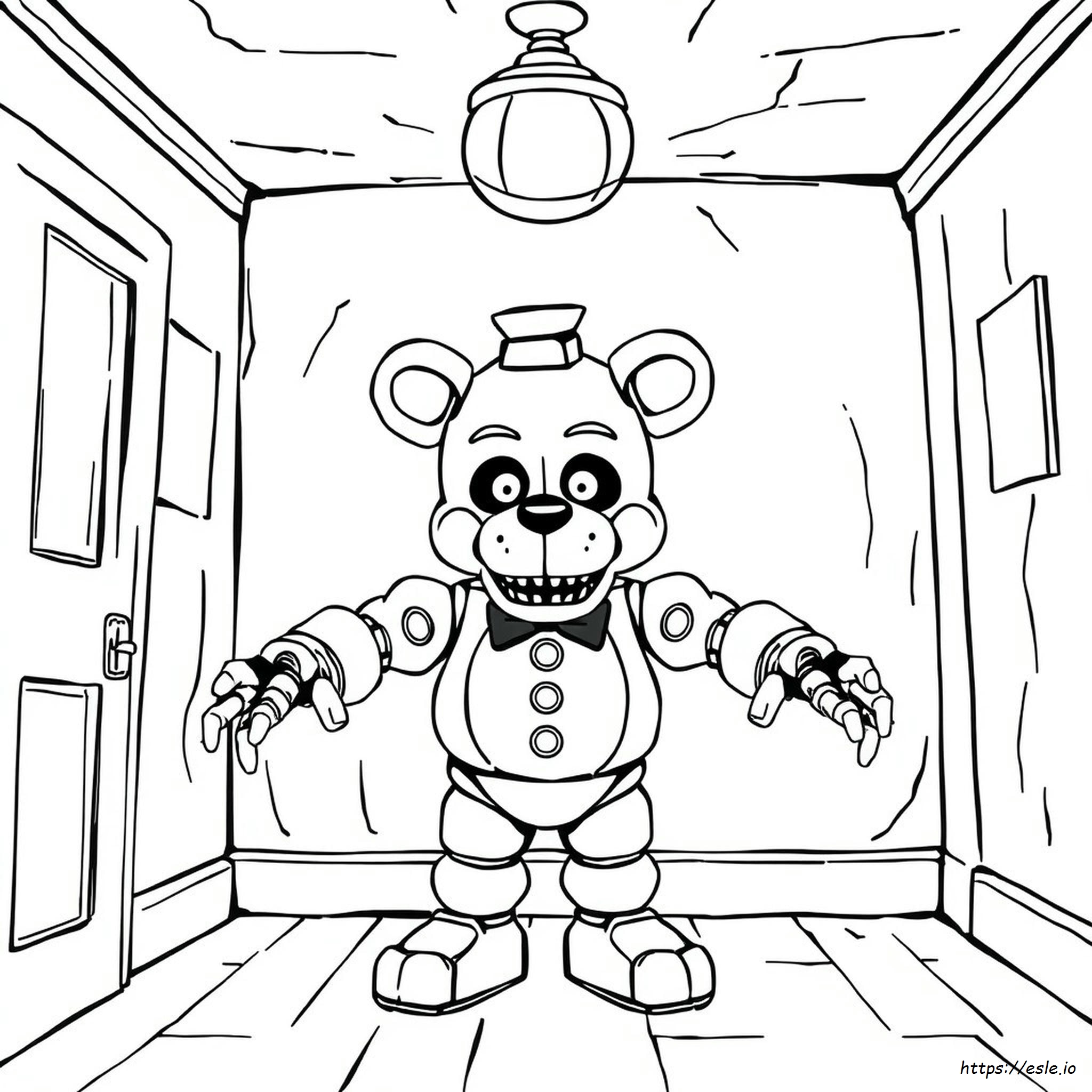 Fnaf Nightmare Freddy Coloring Pages